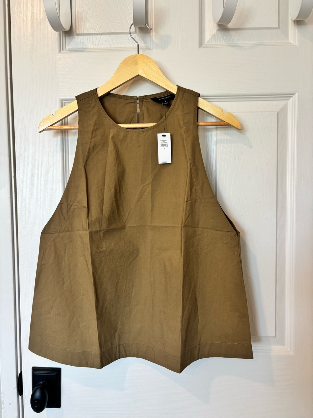 Banana Republic Olive Green Sleeveless Tank Top